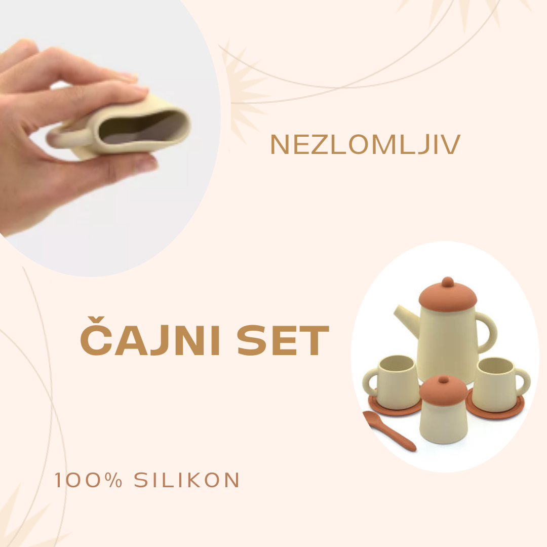 Silikonski čajni set - BiBee